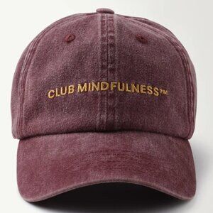 Active After Coffee Club Mindfulness Burgundy Cap NWT